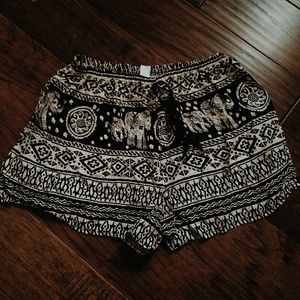 Bohemian shorts